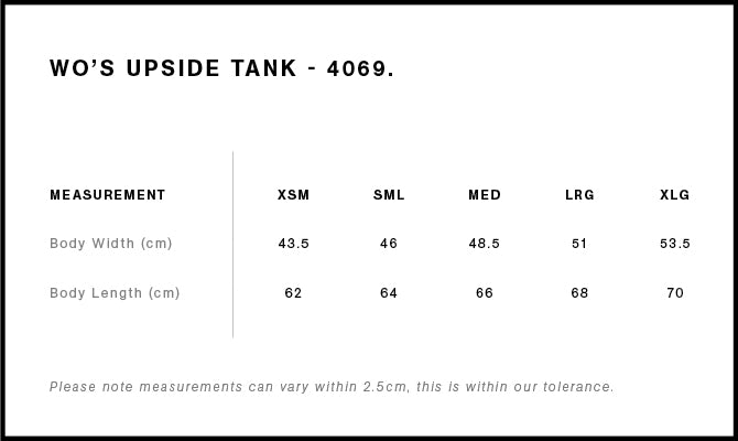 Wo's Upside Tank
