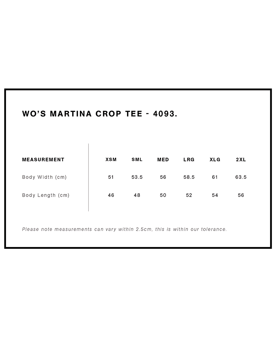 Wo's Martina Crop Tee