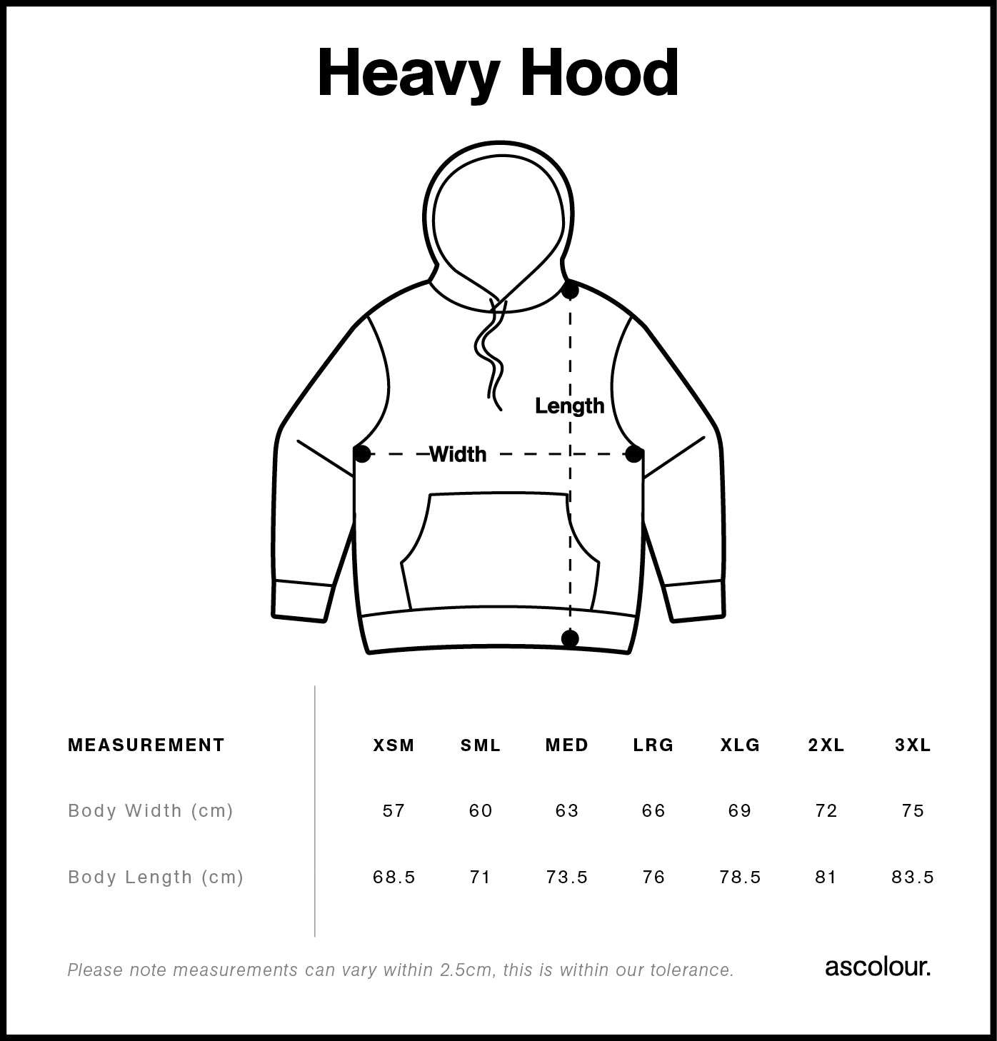 AS Colour Heavy Hoodie